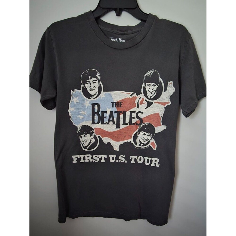 Junkfood Clothing Beatles Graphic Band Tee | Women's size XS